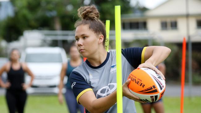 Roos player Tahlulah Tillett. Picture: Stewart McLean