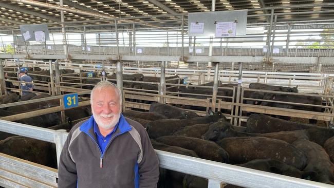 Paul Chisholm of Archies Creek at Leongatha store sale.