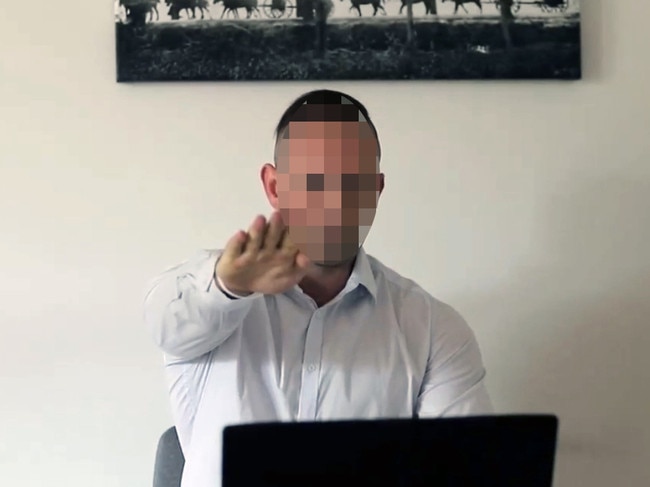 Thomas Sewell from the European Australian Movement is accused of attacking hikers in their car at a Victorian state park.