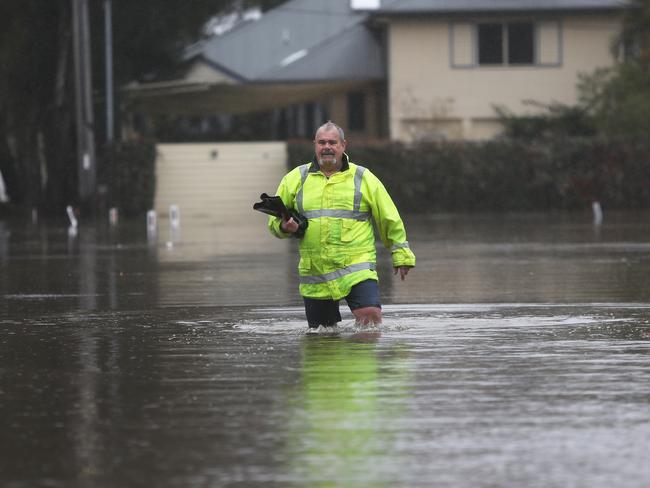 Chittaway Bay resident Hugh Pennell has seen his home flooded four times in the five years he’s lived there. Picture: Sue Graham