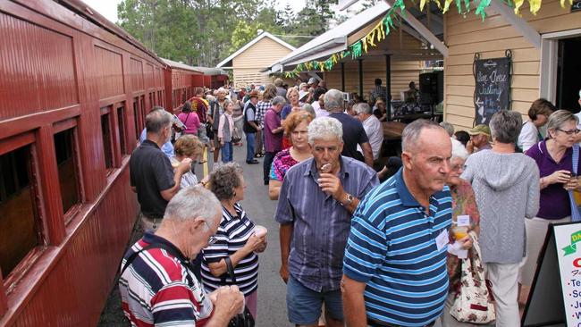 Happier days at Dagun railway station