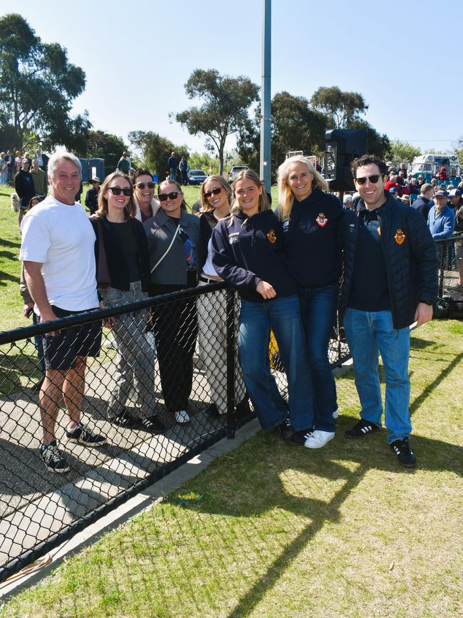 The Victorian Amateur Football Association (VAFA) William Buck Premier Men’s Grand Final Match — Old Brighton vs. Old Scotch — Friday, September 27, 2024: Daisy Flockart and friends. Picture: Jack Colantuono