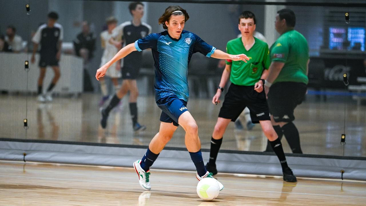 Sunshine Coast futsal wave player Christian Schlotterbach. Picture: Nikki Grigg Photography