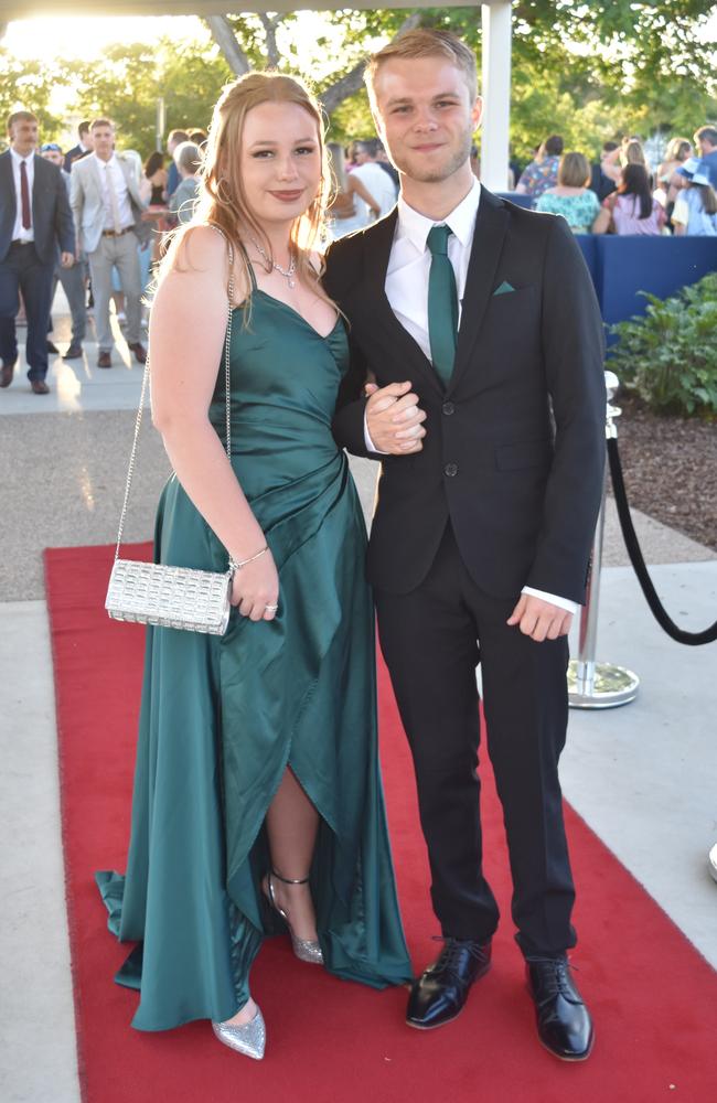 Maddison White and Ollie Cooper at the Mountain Creek State High School formal on November 18, 2022. Picture: Sam Turner