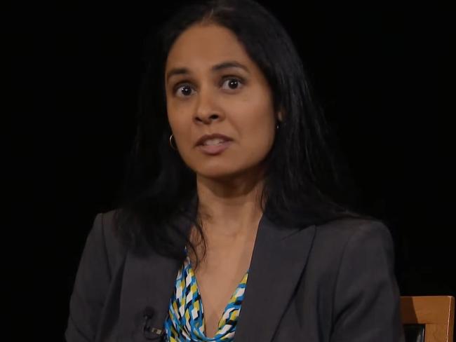 Stills taken from a YouTube video interview of Professor Sujatha Fernandes (Queens College & CUNY Graduate Center) conducted by journalist Sheryl McCarthy. , SOURCE:  https://www.youtube.com/watch?app=desktop&v=iARxR-4eDog