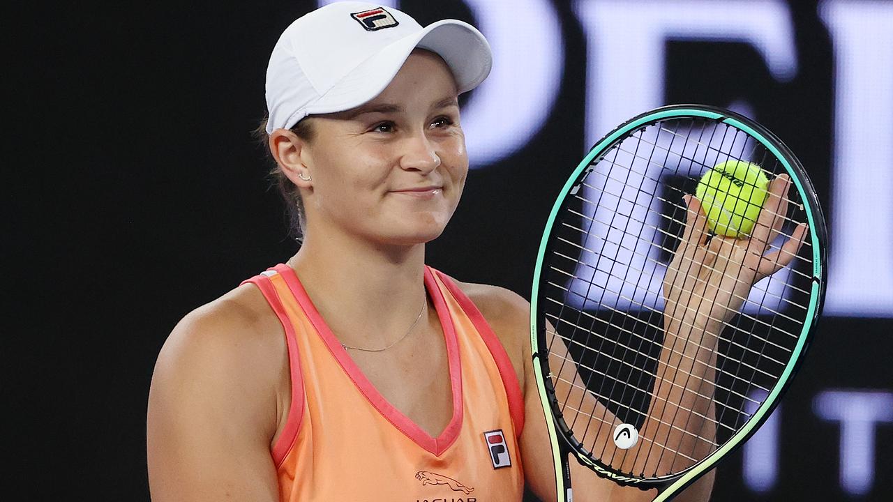 Ash Barty at the Yarra Valley Classic.