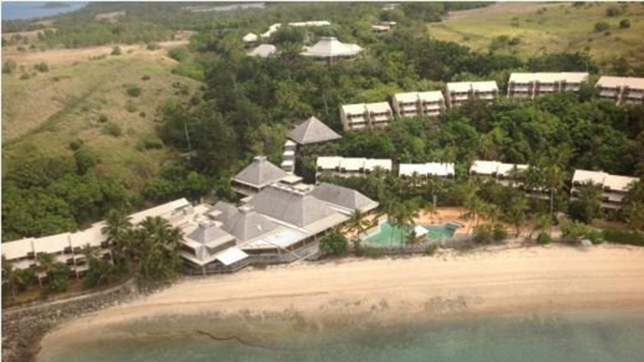 The state of the Beach Resort at Lindeman Island post Cyclone Debbie.