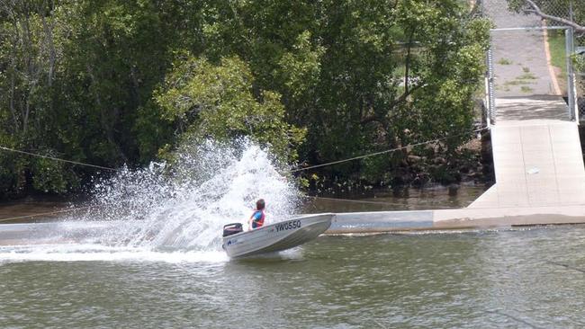 Youths in tinnies on the Coomera River. Photo: Supplied.