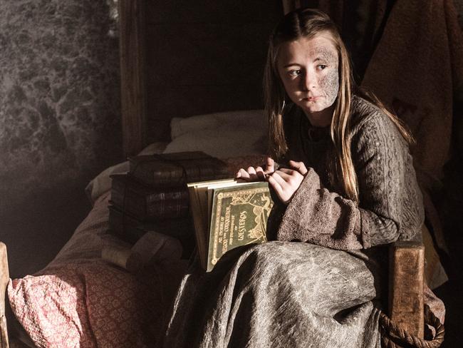 Kerry Ingram’s Shireen Baratheon met a fiery end in Season 5 of Game Of Thrones, prompting some fans to boycott the show. Picture: Supplied