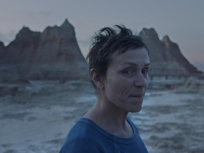 Frances McDormand in the film Nomadland. Picture: Joshua James Richards/20th Century Studios