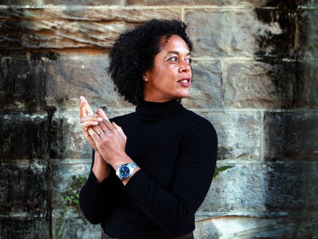 Scottish-born and Sierra Leone-raised author Aminatta Forna, at Sebel Pier One Hotel while in Sydney for 2011 Sydney Writers Festival, says she draws her inspiration from civil war and her African heritage.