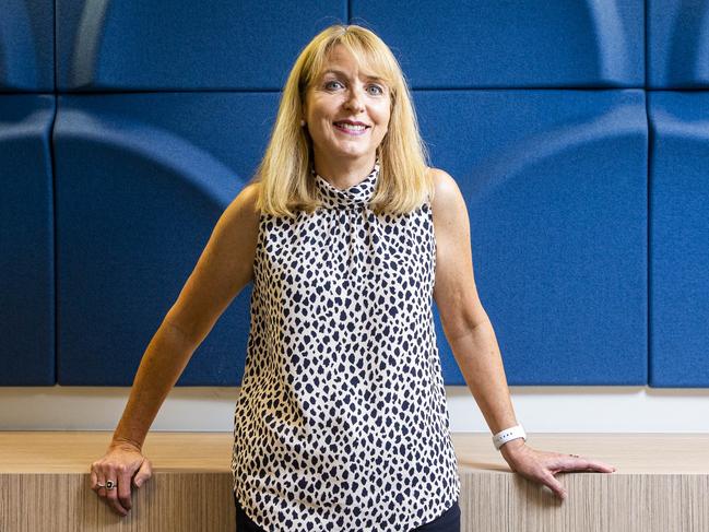 8/04/2021 Jackie Fairley is the CEO of Starpharma, pictured in their Abbotsford offices. Aaron Francis/The Australian