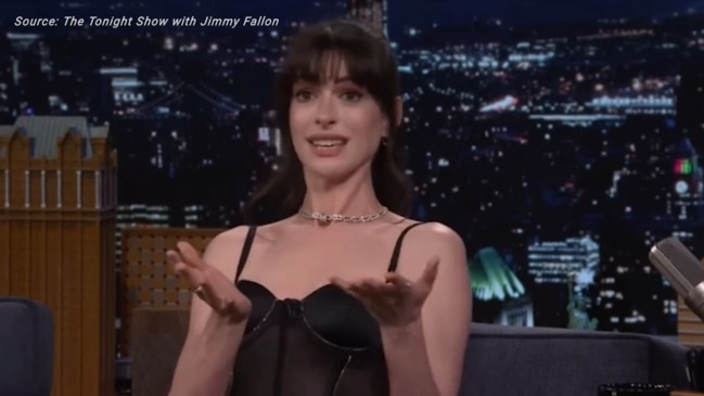 Anne Hathaway was met with crickets from the audience in awkward interview