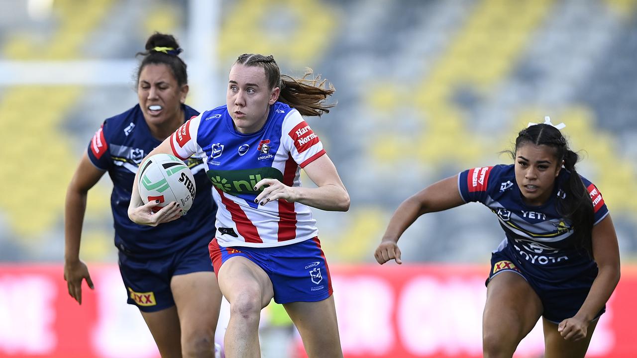 Tamika Upton is heading back to the Broncos after she was granted an early release from her contract with the Knights. Picture: Ian Hitchcock/Getty Images