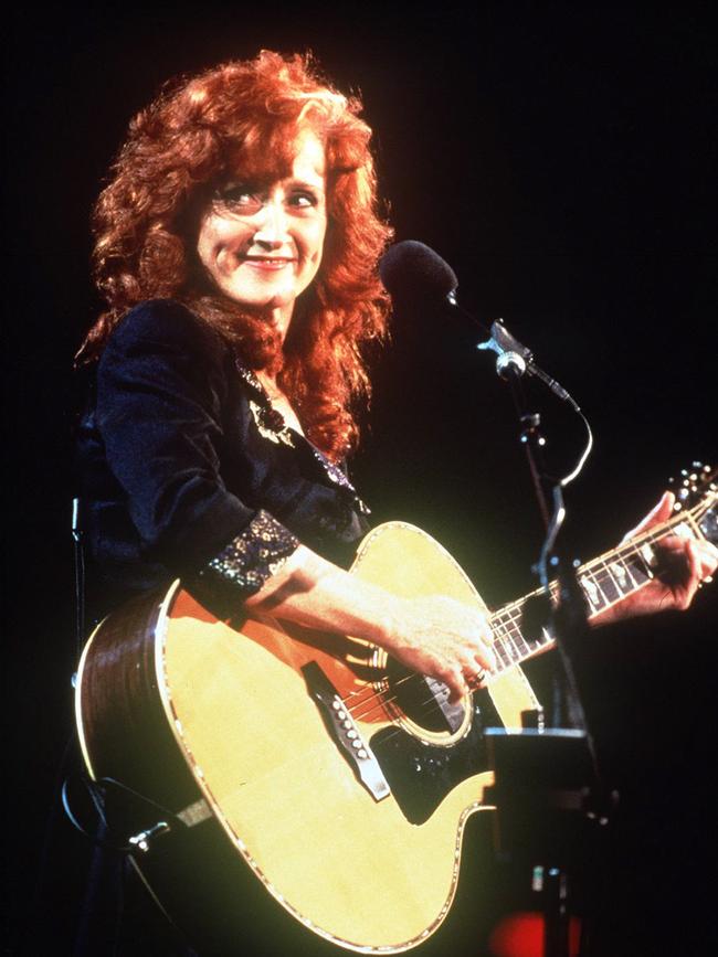 Bonnie Raitt in 1996. Picture: supplied