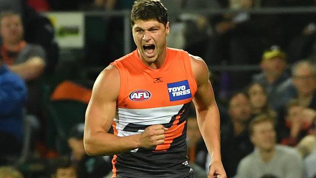 Jonathon Patton booted six goals for GWS. Picture: AAP Images