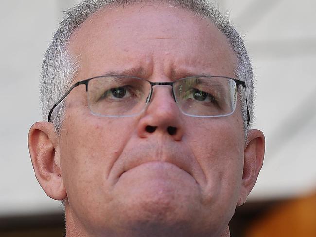 CANBERRA, AUSTRALIANewsWire Photos JANUARY 10, 2021: Prime Minister Scott Morrison spoke to media during a press conference in Parliament House Canberra.Picture: NCA NewsWire / Gary Ramage