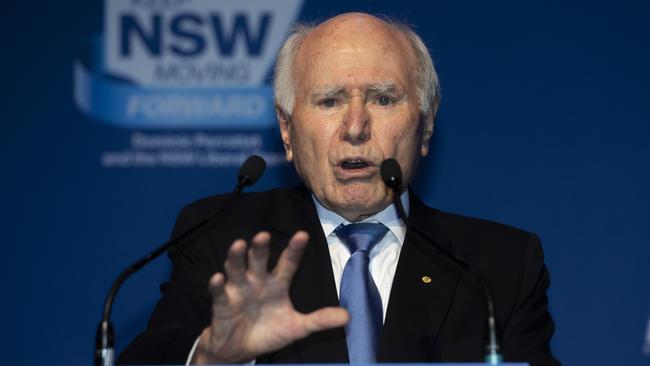 Former prime minister John Howard. Picture: NCA Newswire/Monique Harmer