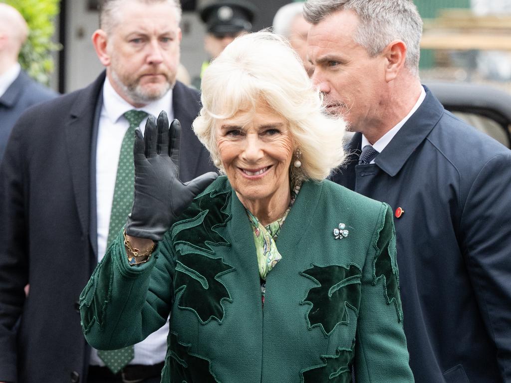 Queen Camilla has given an update on King Charles’ health during a trip to Northern Ireland. Picture: Getty Images