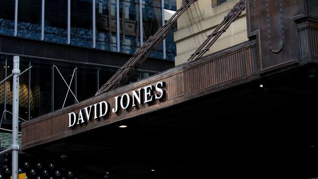 There is speculation about the future of Woolworths Holdings’ plans for David Jones. Picture: Nikki Short