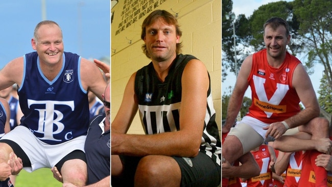 Chris Prime (Tumby Bay), Brooke Hoad (Waikerie) and Nathan Duffield (Strathalbyn) are among SA's country footy legends of the past decade.