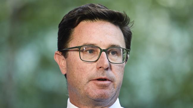 Nationals leader David Littleproud says he is ‘relaxed’ about his position. Picture: NewsWire / Martin Ollman