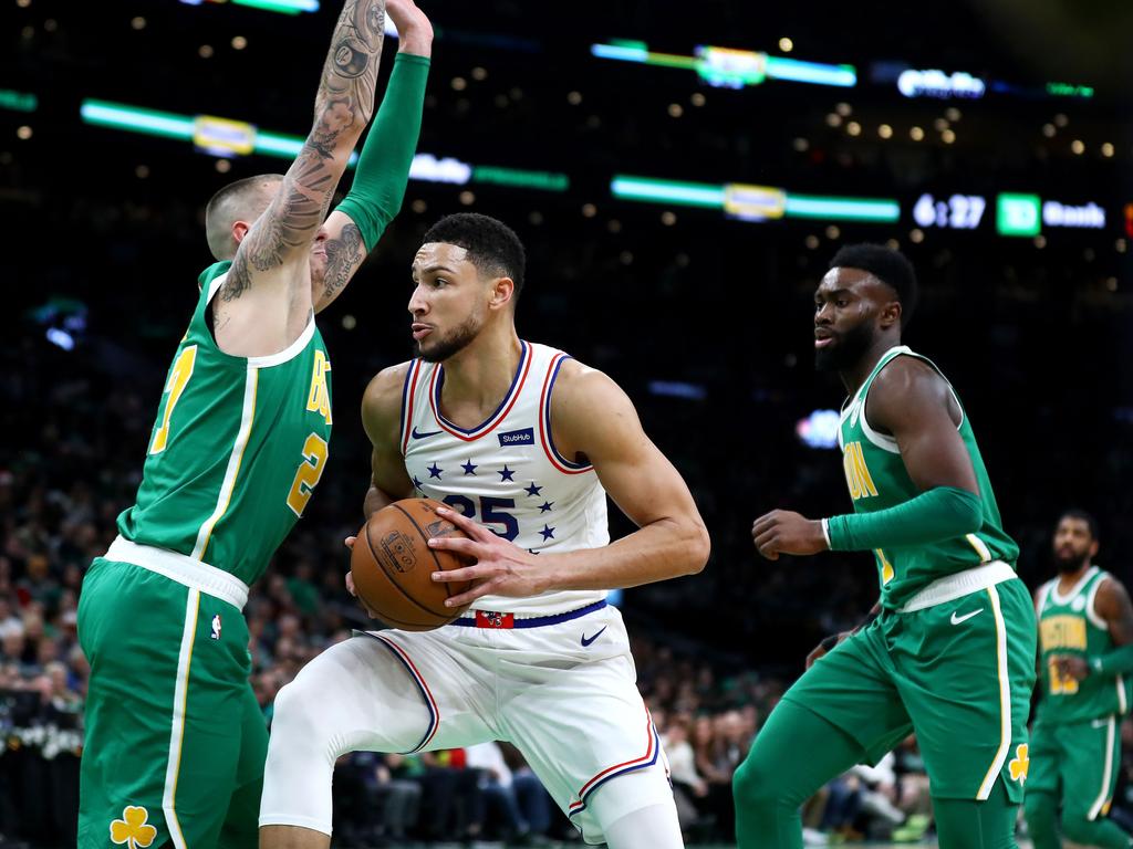 The Celtics knew how to keep Simmons quiet.