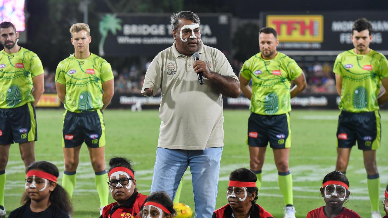 Dr Richard Fejo Gold Coast Suns match vs Western Bulldogs at TIO Stadium. Pic: Pema Tamang Pakhrin