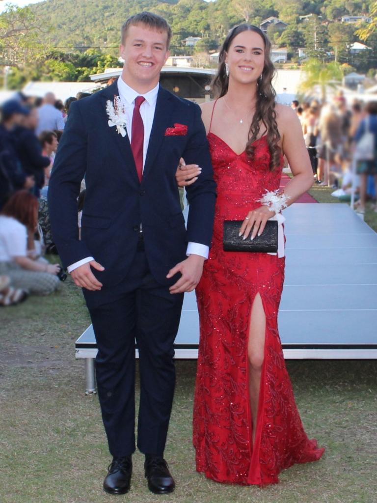 Macey and Blake at the St Ursula's College Formal.