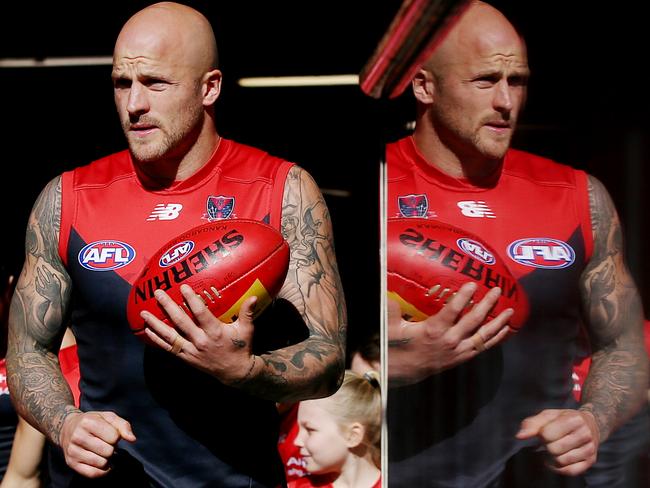 Nathan Jones won his third consecutive best and fairest award. Picture: Colleen Petch