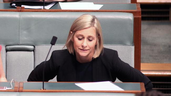 Fallout from the  High Court decision on Katy Gallagher has resulted in four MP's resign over their eligibility in Parliament House in Canberra. Susan Lamb resigned in Parliament. Picture Gary Ramage