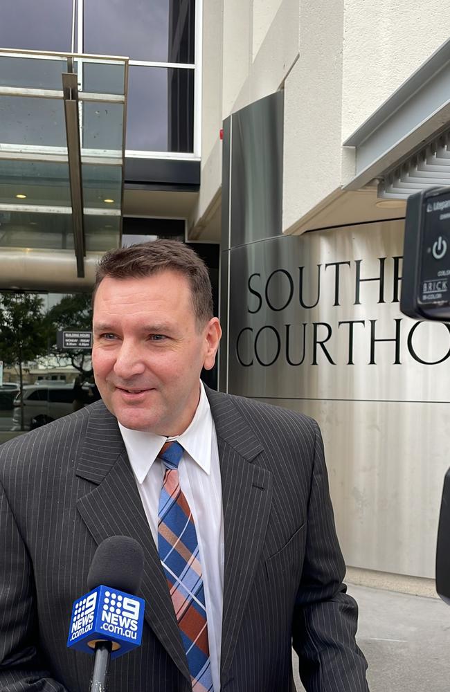 Aleksander Bachorski outside Southport Magistrates Court.