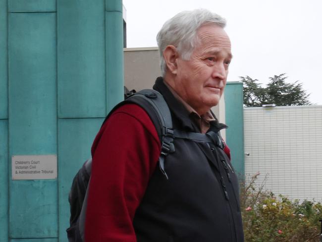 Meal survivor Ian Wilkinson leaves court in Morwell. Picture: NewsWire/ David Crosling