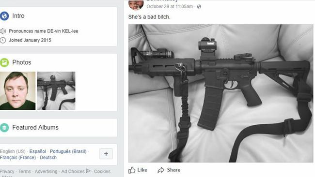 A recent Facebook post by Texas shooter Devin Kelley.