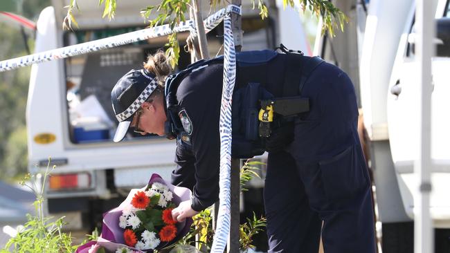 The Pimpama crime scene. Photo: Regi Varghese