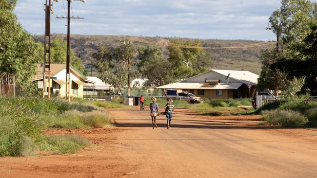 Yuendumu now resembles a ghost town as dozens flee to larger cities due to violence between locals. Picture: Liam Mendes