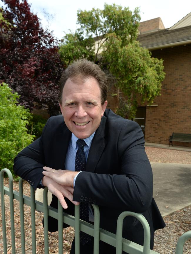 Life Care chief executive Allen Candy looking over the Joslin property. Picture: Campbell Brodie.