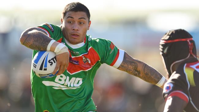 Delouise Hoeter in action during the Intrust Super Cup match between Wynnum Manly Seagulls and PNG Hunters. (Photo: Wynnum Manly Seagulls / Patrick Kearney)