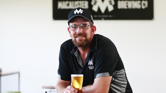 Macalister Brewing Company owner and head brewer Rob Callin. PICTURE: BRENDAN RADKE