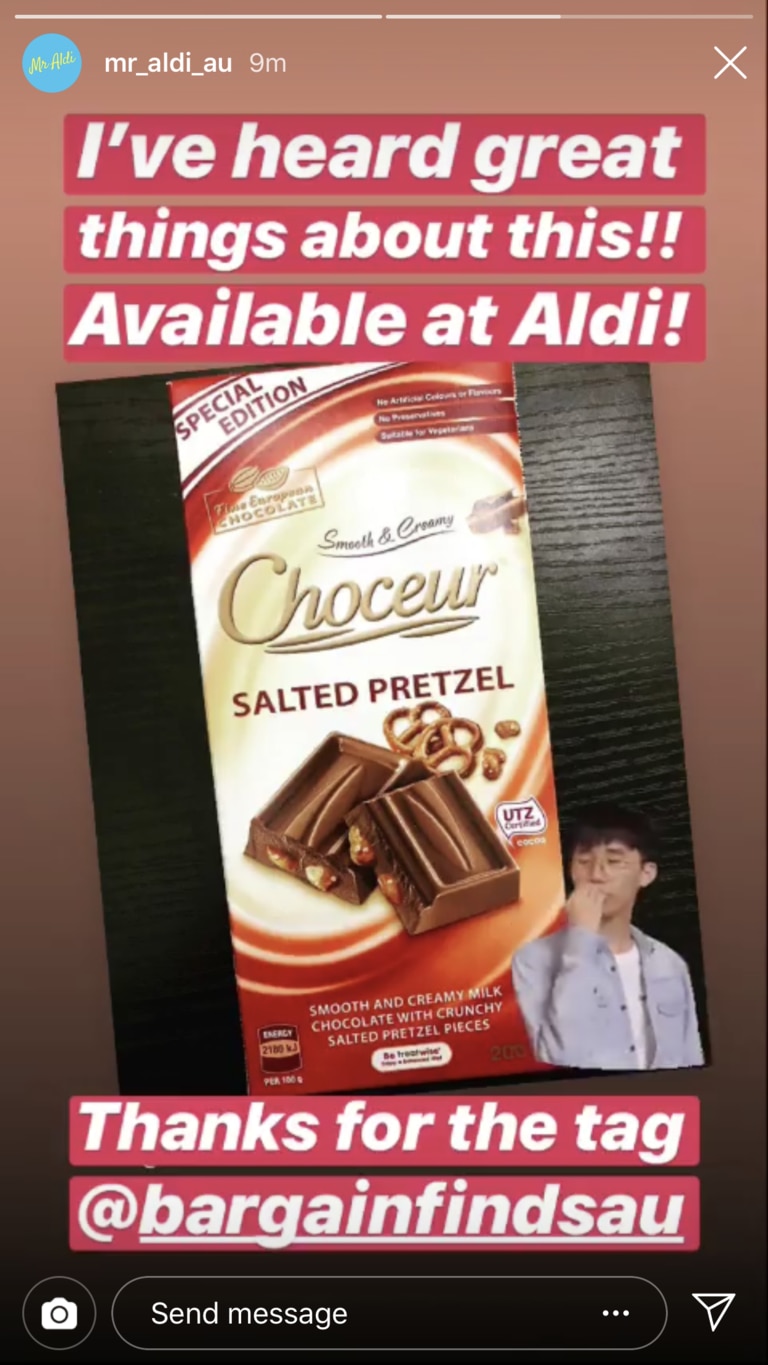 It’s proved a hit with chocolate lovers. Picture: Instagram