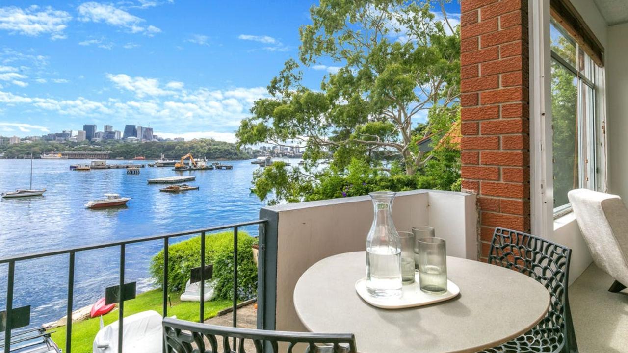 The view from this one-bedder apartment which sold $700,000 more than its price guide.