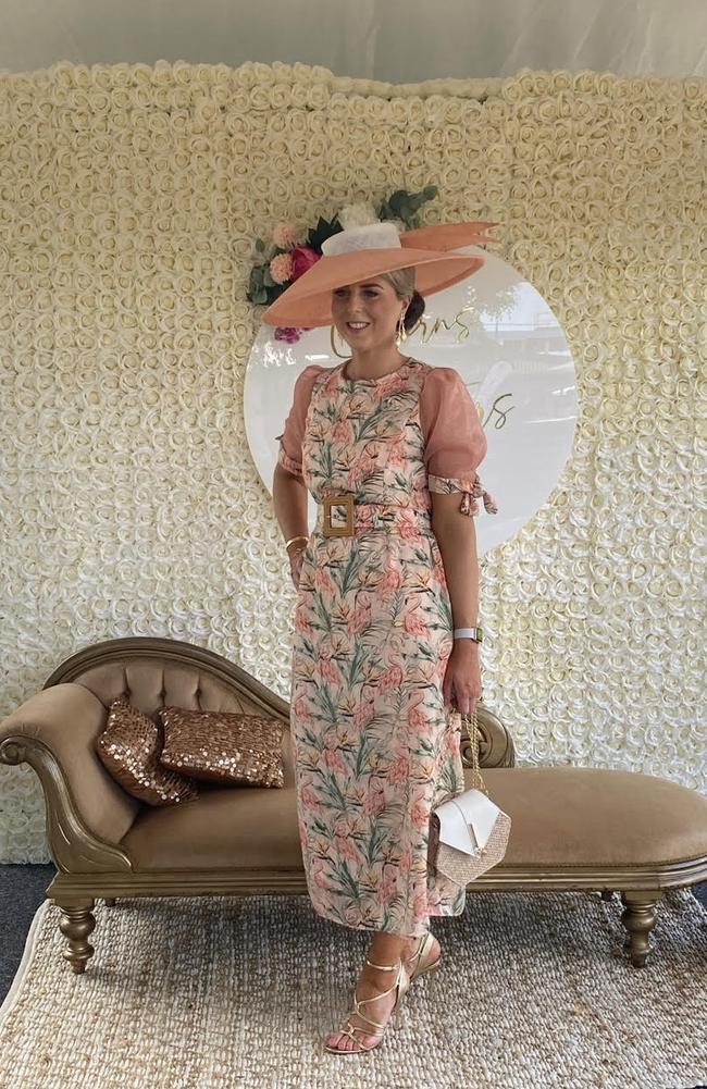 Christina Croxford from Melbourne at the Cairns Amateurs day on Saturday. Picture: Supplied