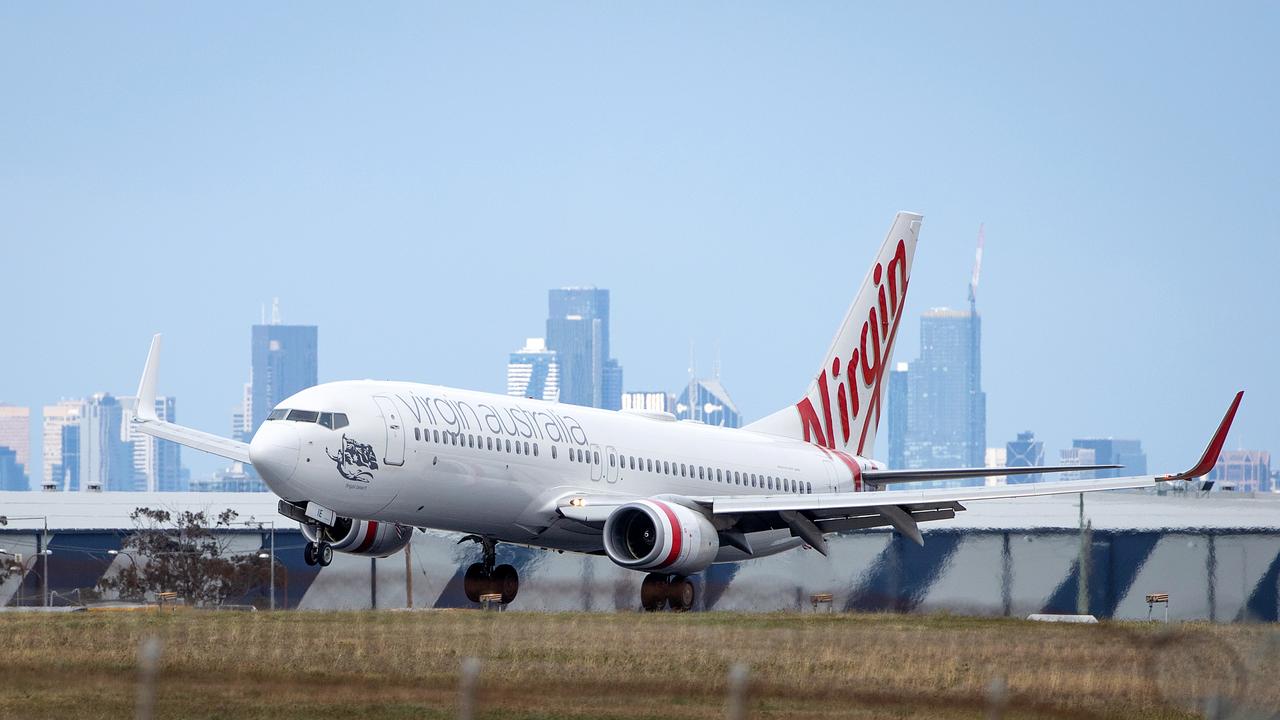 Virgin has been forced to cancel a handful of flights. Picture: Mark Stewart