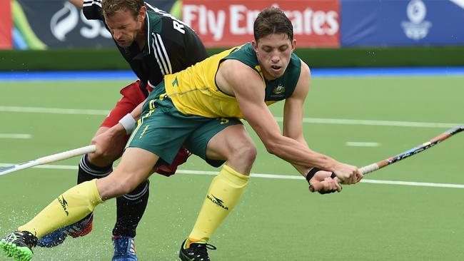 Kookaburras Olympic bronze medallist Simon Orchard has recalled the night he and nine other Aussie Olympians were detained in Brazil. Picture: AAP