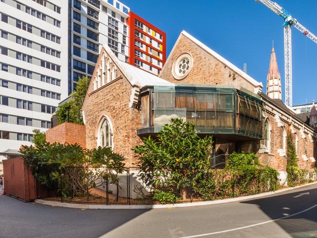 Inside the former Methodist Church at Brookes St in Fortitude Valley