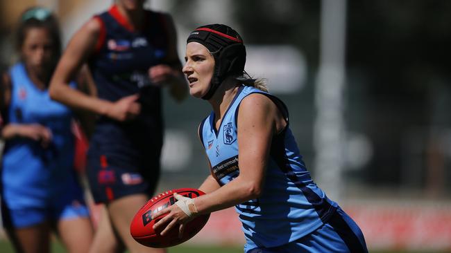 Ellen Maple in action for Sturt last year. Picture Deb Curtis