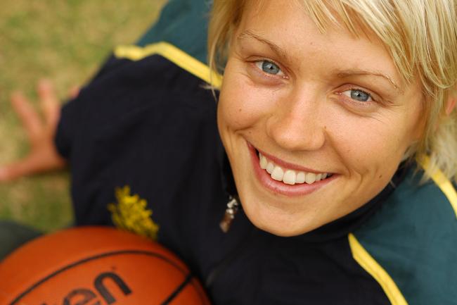 Basketballer, Erin Phillips after learning she was off to the Commonwealth Games in 2006. Picture: keryn Stevens
