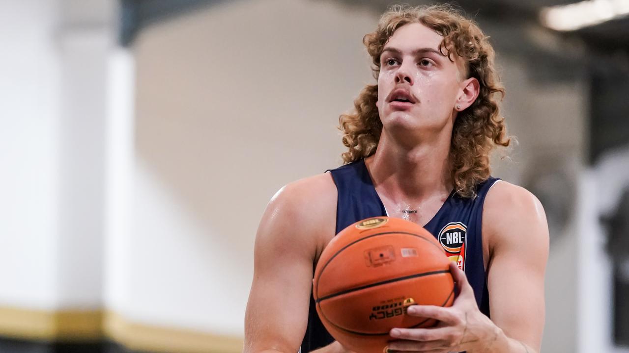 Luke Travers during his first hit out at Melbourne United. Picture: Melbourne United Media