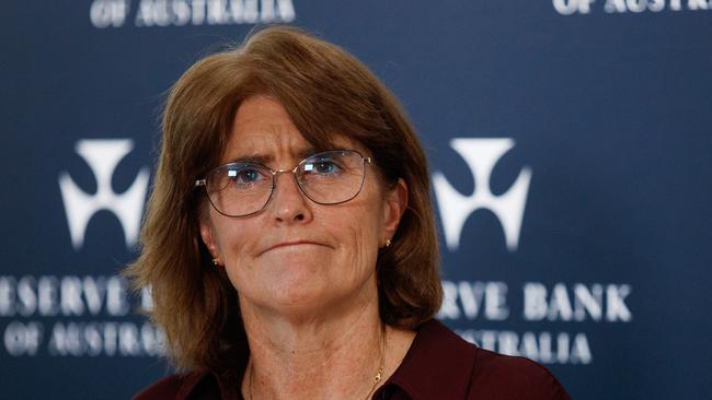 Phillip Lowe’s successor at the RBA, Michele Bullock. Picture: NCA NewsWire/Nikki Short