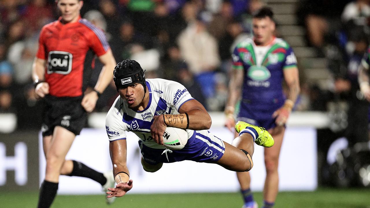 Stephen Crichton crossed for a try against the Warriors on the night. NRL PHOTOS